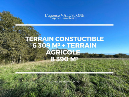 Acheter terrain ARTHEZ DE BEARN 60 000  €