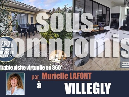 vente maison Villegly 231000 €