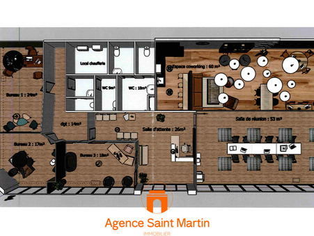 location professionnel Montlimar  630  € 18 m²