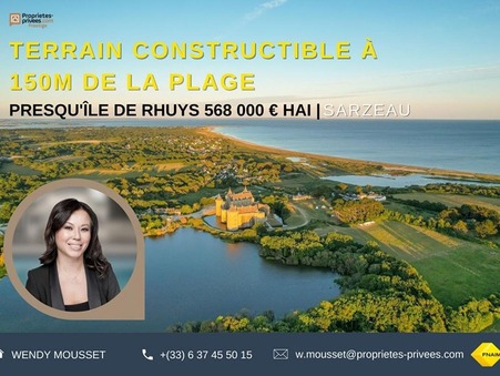 vente terrain Sarzeau 568000 €