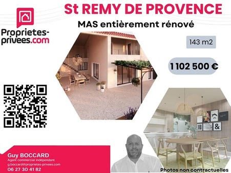 vente maison Saint-RÃÂ©my-de-Provence 1102500 €