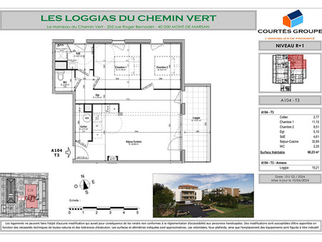 vente appartement MONT DE MARSAN 200000 €