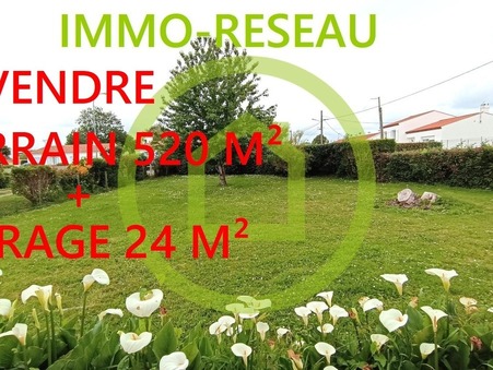 Vente terrain BEAUVOIR SUR MER 70 000  €