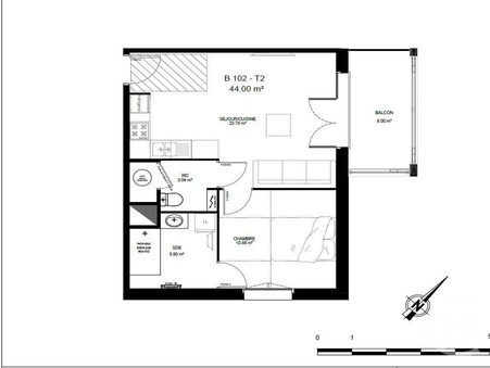 Achète appartement mimizan  169 500  €