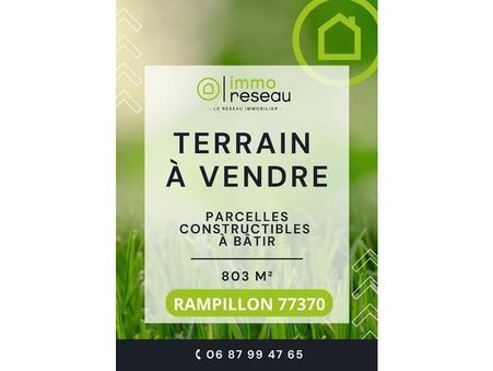 vente terrain Rampillon 98000 €