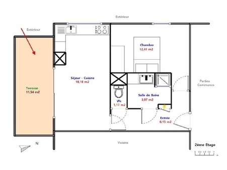 location appartement JUVIGNAC  705  € 41.88 m²