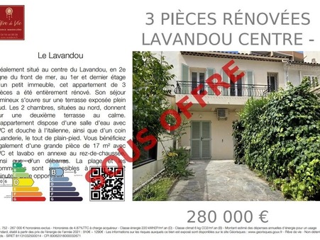 Vente appartement Le Lavandou  280 000  €