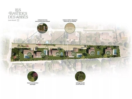 Vends terrain Fontvieille  265 000  €