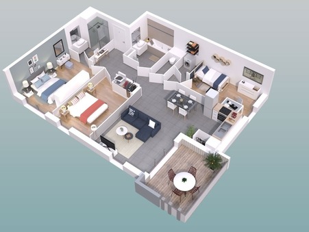 vente appartement LYON 5EME ARRONDISSEMENT  446 000  € 78.55 m²