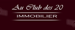 logo AU CLUB DES 20 IMMOBILIERS