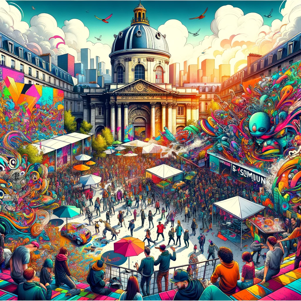 L'Art Urbain en Vedette: Urban Art Fair 2024 au Carreau du Temple