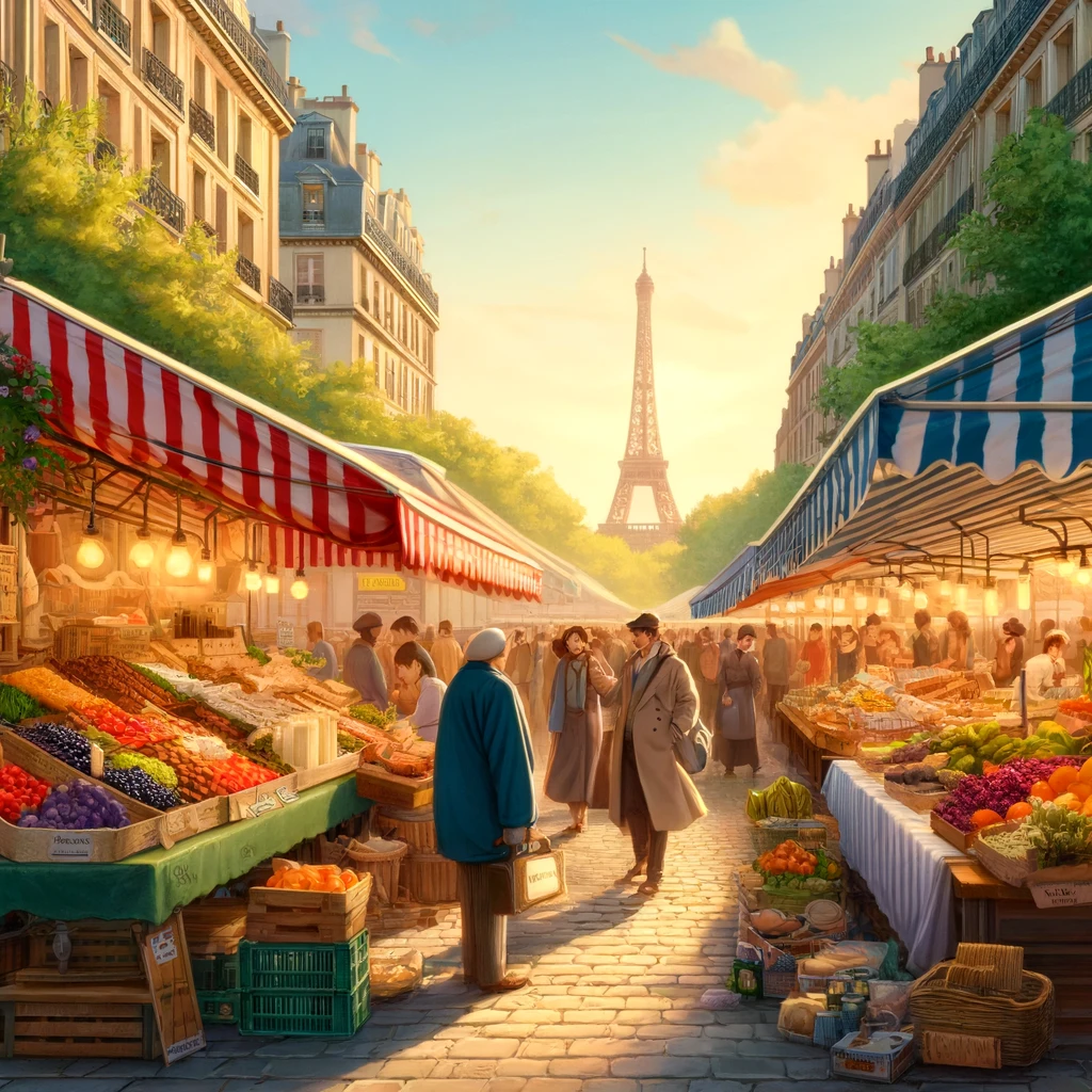 Au Coeur des Marchés Parisiens: Une Promenade Enchantée