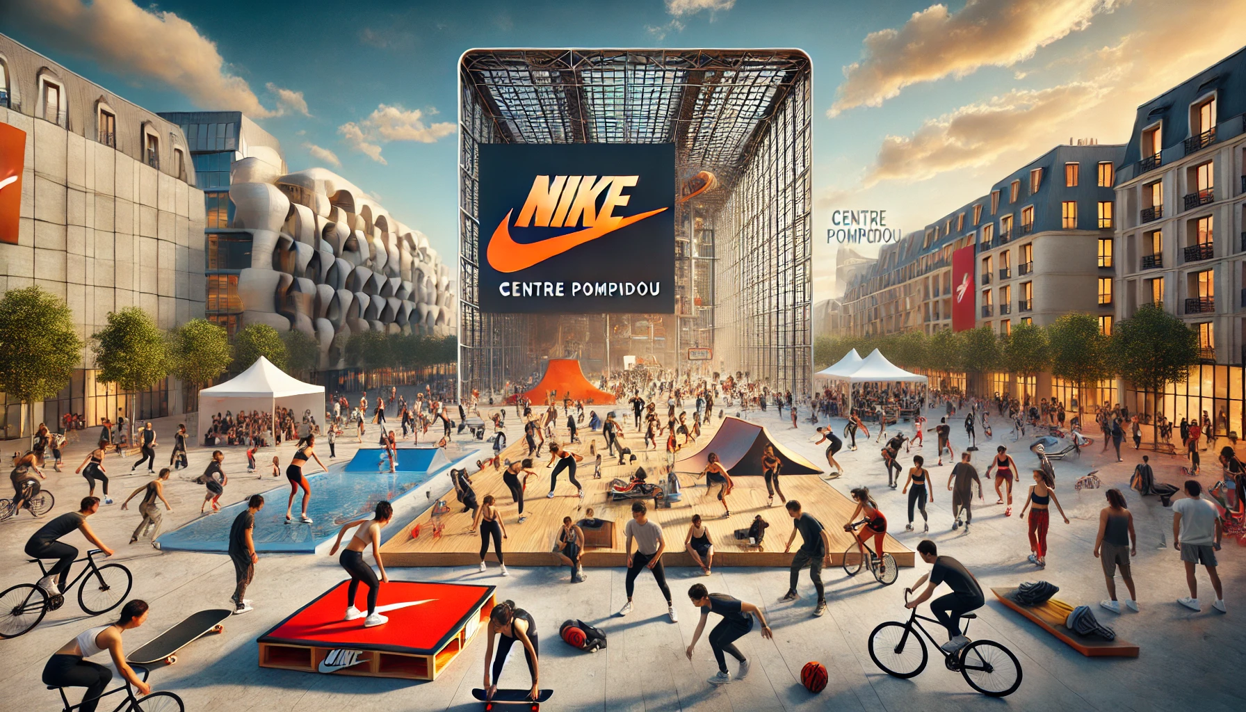 Nike et le Centre Pompidou : Fusion de Sport et d'Art au Coeur de Paris