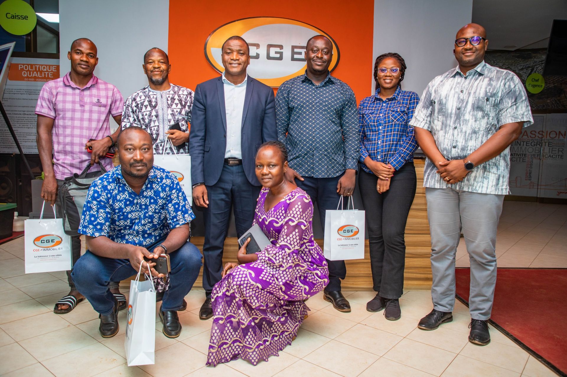 Visite de l'Association des Résidents de la Ville Nouvelle de Yennenga