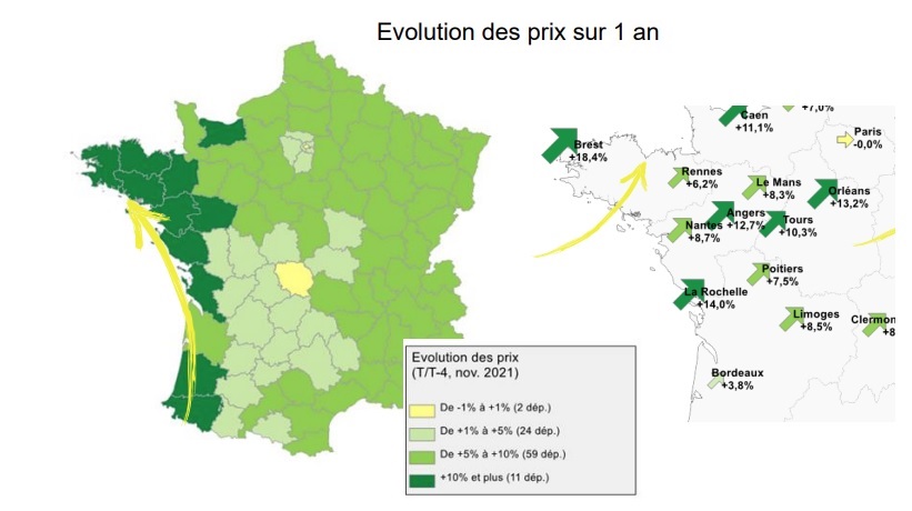 Le marché immobilier en France en 2021