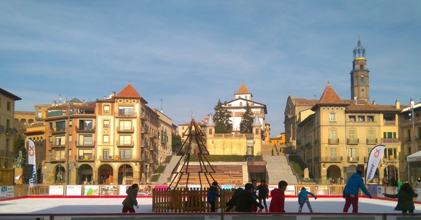 Manlleu, un charmant village catalan et sa patinoire