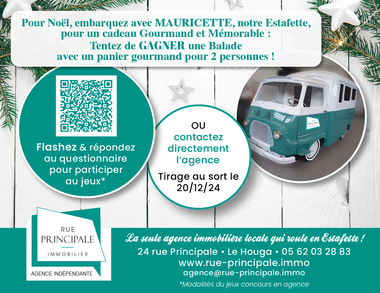 Embarquez avec Mauricette l'Estafette : un jeu-concours exclusif pour Noël ! 