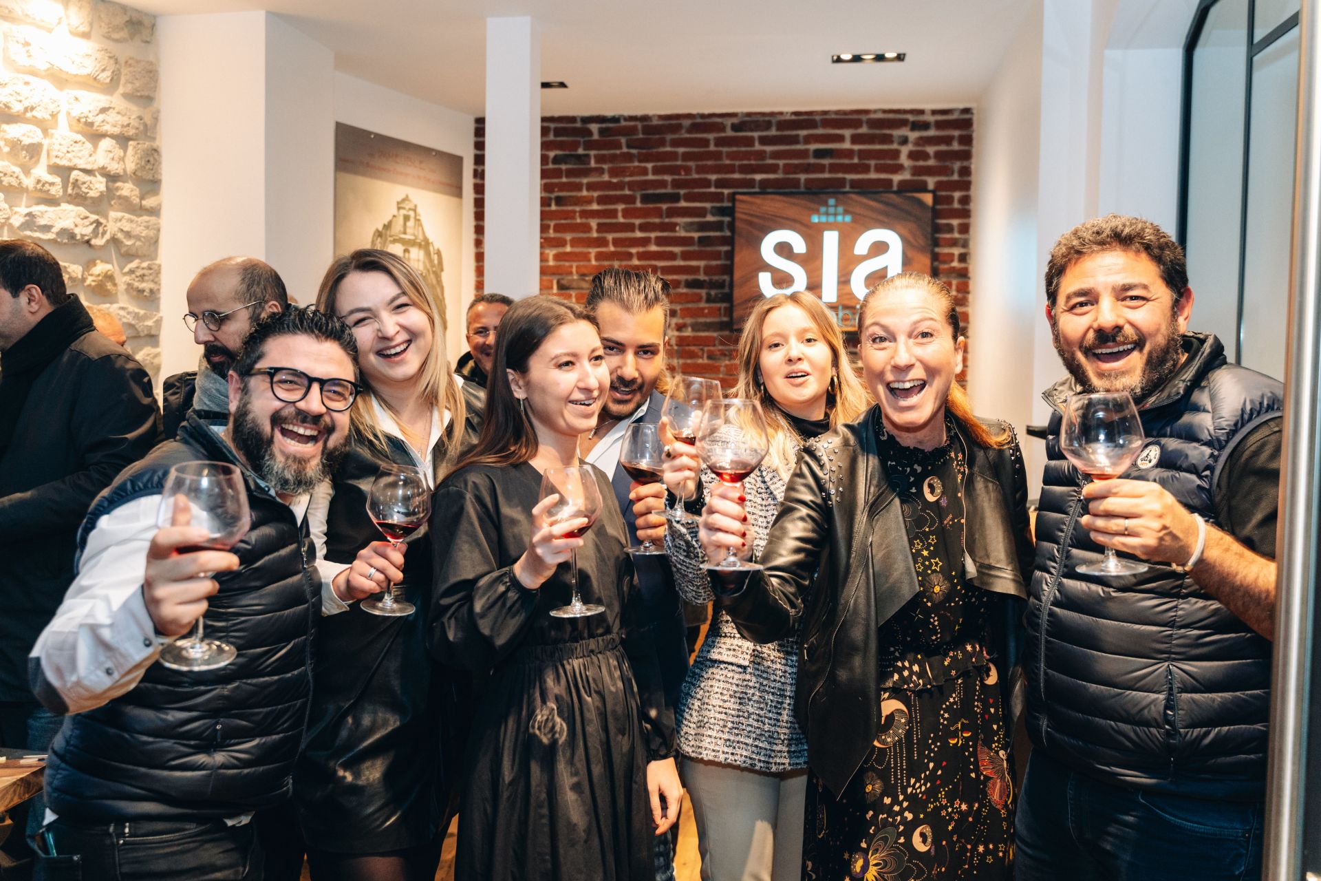 Soirée Beaujolais chez SIA Immobilier