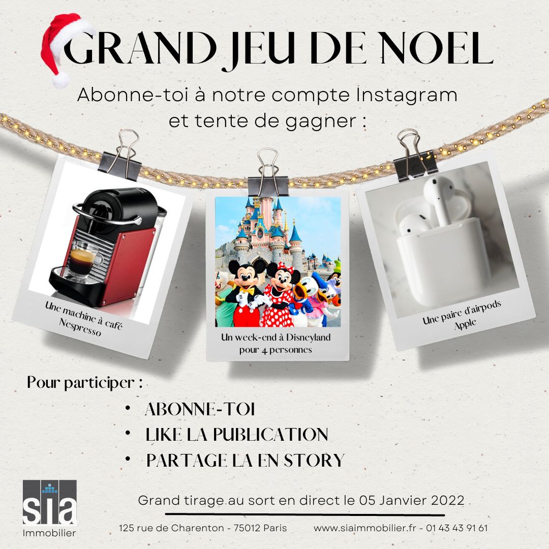 Jeux Concours Noël 2021