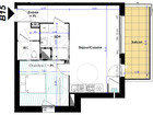 Vente appartement T2 47.09 m²