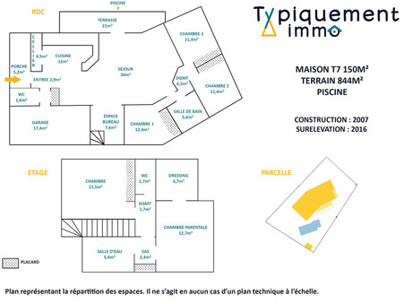Maison 458 000 €  sur Plaisance du Touch (31830) - Réf. 34