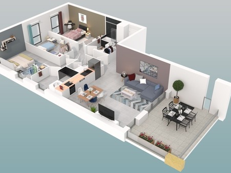 Appartement 455 000 €  sur Aix en Provence (13090) - Réf. BHI96