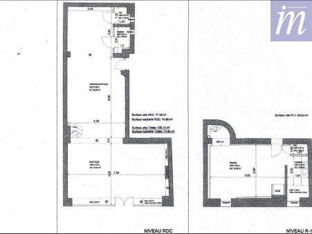 Local commercial 820 000 €  sur Paris 8eme Arrondissement (75008) - Réf. MON164