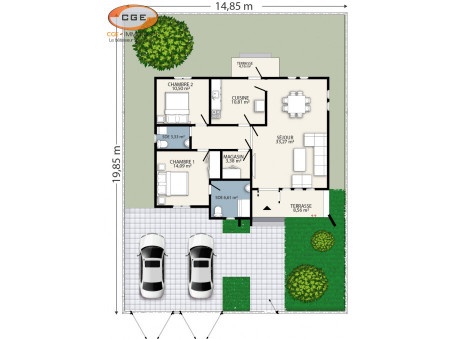 Neuf 43 500 000 xof  sur Ouagadougou (Ouagadougou) - Réf. Hibiscus