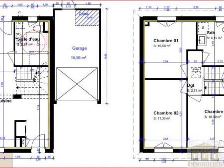 Maison 238 500 &euro;  sur Faramans (38260) - Réf. VILLA 1