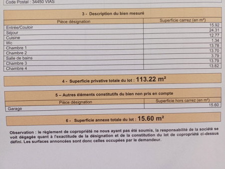 Achat maison Vias Réf. VIA295