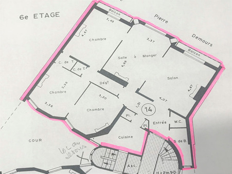 Appartement 1 471 120 €  sur Paris (75017) - Réf. 1520