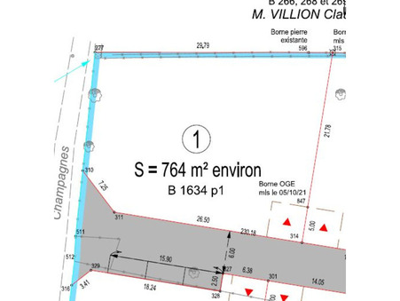 Terrain prix nous consulter sur Virignin (01300) - Réf. 14_VIR-1211