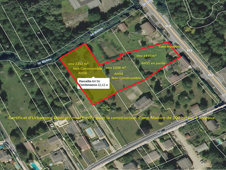 A vendre terrain Pogny 51240; prix nous consulter