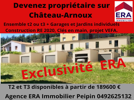 Chateau arnoux saint auban  242 000€