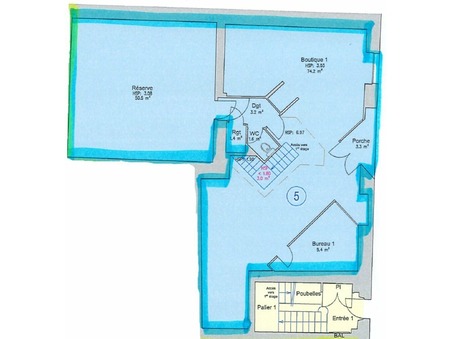 Local commercial 2 300 €  sur Clermont Ferrand (63000) - Réf. 00