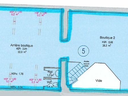 Local commercial 2 300 €  sur Clermont Ferrand (63000) - Réf. 00