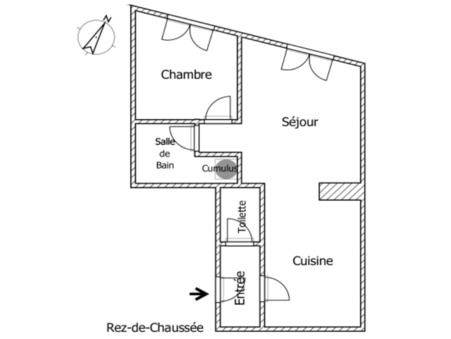 Appartement | lille | 125200 € | 2 Pièces | 1 Chambre | 39.08 m²