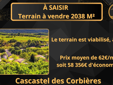 Cascastel des corbieres 68 000€