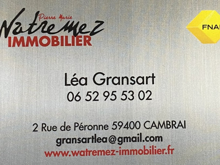 Maison sur Caudry ; 53 000 €  ; Vente Réf. 1_10341_LG