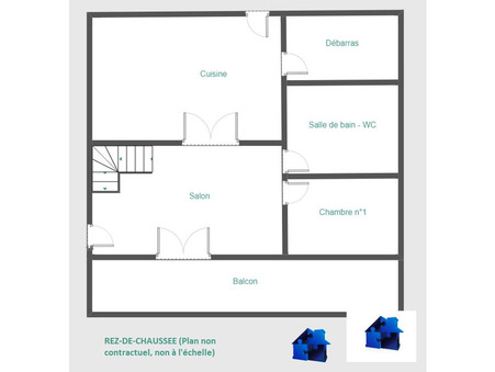 Maison 69 000 €  sur Saint Maurice sur Aveyron (45230) - Réf. 923-PETITEIMMO_923