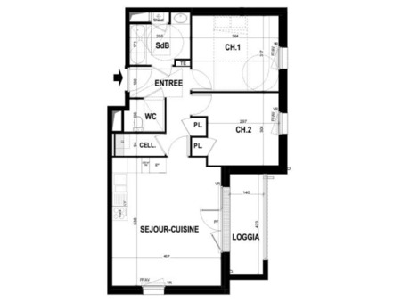 Appartement 235 000 €  sur Chateaugiron (35410) - Réf. CBN9943B