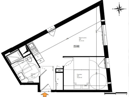 A vendre appartement Rennes 35000; 222 000 € 