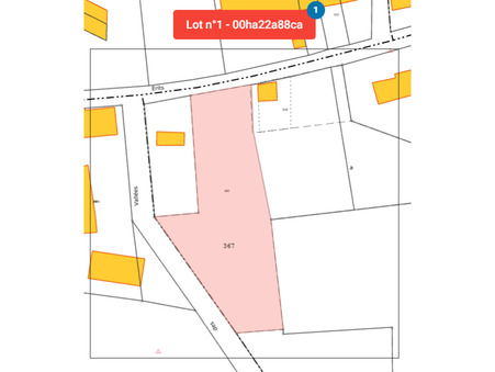 Terrain 55 000 €  Réf. 11_4844 Saint-Girons-d'Aiguevives