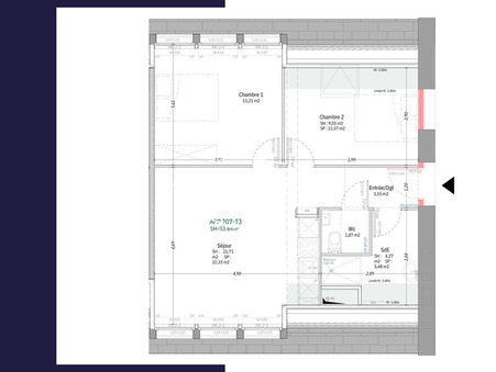 Vente Appartement Avranches Réf. 7032 - Slide 3
