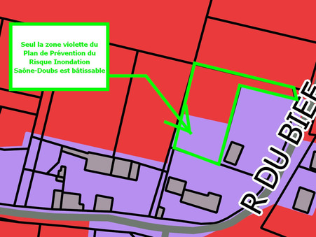 Vente terrain 29 000 €  Verjux