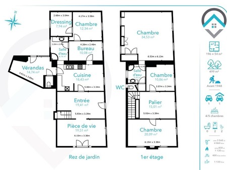 Maison 125 000 €  sur Bordeaux en Gatinais (45340) - Réf. 201677