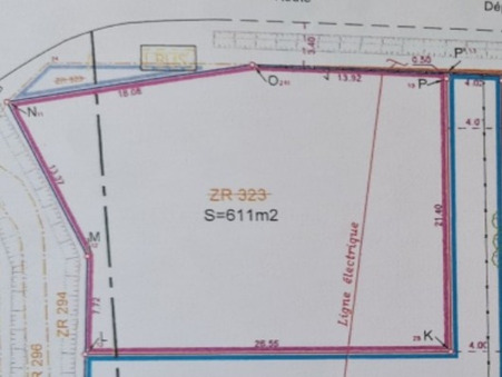 Terrain sur Saint-Christoly-de-Blaye ; 34 900 €  ; A vendre Réf. 11_4825