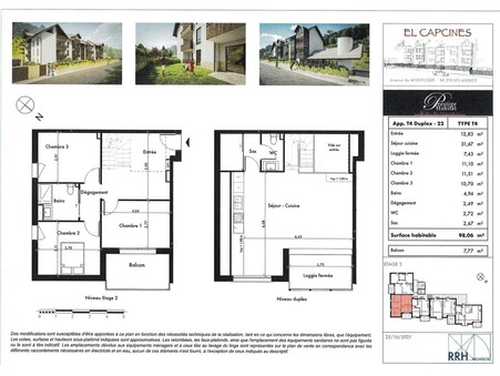 Achat appartement Les Angles Réf. 3040 bis-84116036