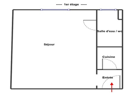 A vendre appartement Paris 75018; 198 000 € 