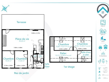 Maison sur Grez sur Loing ; 299 900 €  ; Vente Réf. 204551